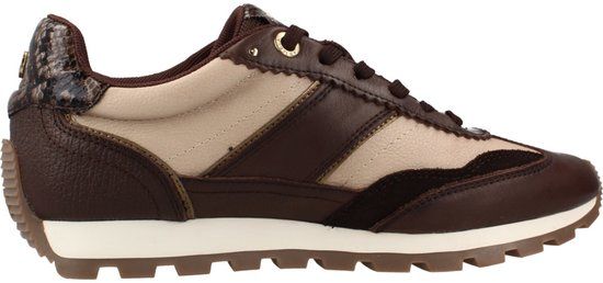 Carmela Lage Sneakers Vrouwen Leer Bruin 37 EU