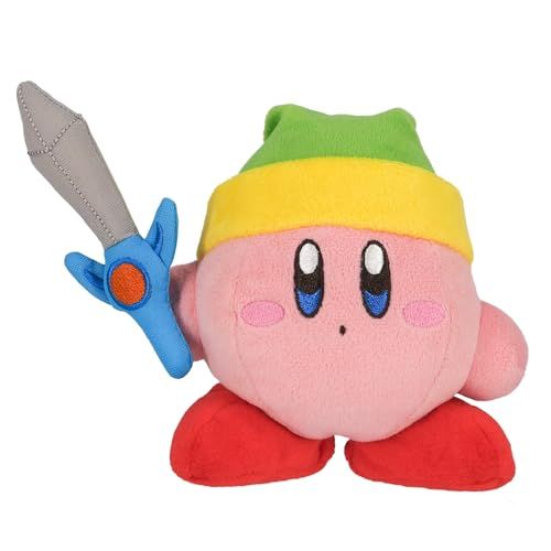 San-Ei Kirby Pluche met zwaard 10cm