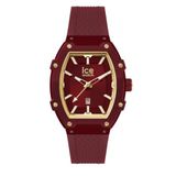 Ice-Watch - ICE boliday Burgundy Plastic - Dameshorloge rood met siliconen band - 023993 (Small)