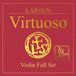Larsen Virtuoso vioolsnaren set E staal (met kogeleinden), A aluminium en D+G zilver, sterk