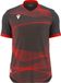 Macron Wyvern Eco Shirt Korte Mouw Heren - Antraciet / Fluorood | Maat: 5XL