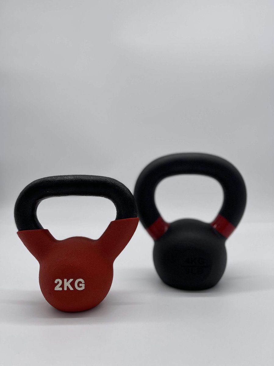 Padisport Kettlebell set 2 + 4 kg - kettlebell set - cast iron