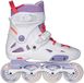 Playlife Freeskate patins à roulettes Imperial 80 blanc/violet