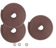 HIMRY® KXD7000 L-vormige randbescherming extra dik schuimkussen bruin 3 x 15 meter