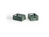 HAY Colour Crate Mini 13x17 cm, lot de 2 vert sauge