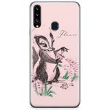 ERT GROUP mobiel telefoonhoesje voor Samsung A20S origineel en officieel erkend Disney patroon Flower Skunk 001