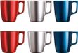 Luminarc Flashy Mok (6 stuks) - Keramiek, Rood, 250 ml