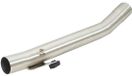 Merkloos Wan GmbH Motorfiets Uitlaatdemper - Middenpijp Geluidsdemper - Geluidsreductie Motor - Roestvrij Staal - 50.8 mm - Zilver