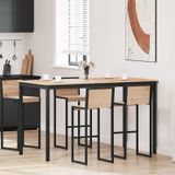 Maison Exclusive Table de bar, 180 x 90 x 105 cm, bois de pin massif, naturel