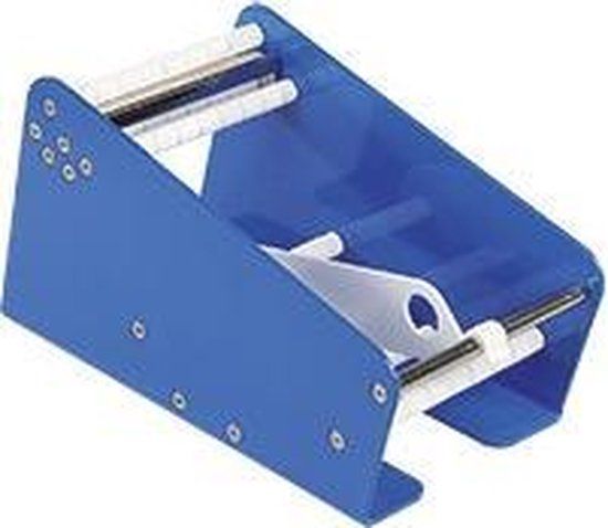 Merkloos / Sans marque Tafel etikettendispenser met 1 rollendeler, staal, breedte 112,5 mm