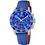 Lotus Junior Horloge - Blauw - Unisex - 36 mm