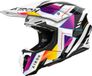 Airoh Twist 3 Rainbow Wit Paars Offroad Helm - Maat XXL