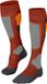 FALKE SK4 sok de ski pour homme en laine chaude et fine, taille 42-43, rouge