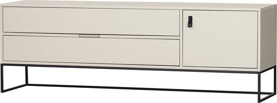 WOOOD Silas TV meubel - Grenen - Dust - 60,5x180x44
