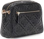 Guess Adelasia Crossbodytas Kleine Dames - Imitatieleer - Zwart