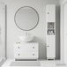 Maison Exclusive Ensemble de deux meubles de salle de bain EDE blanc brillant