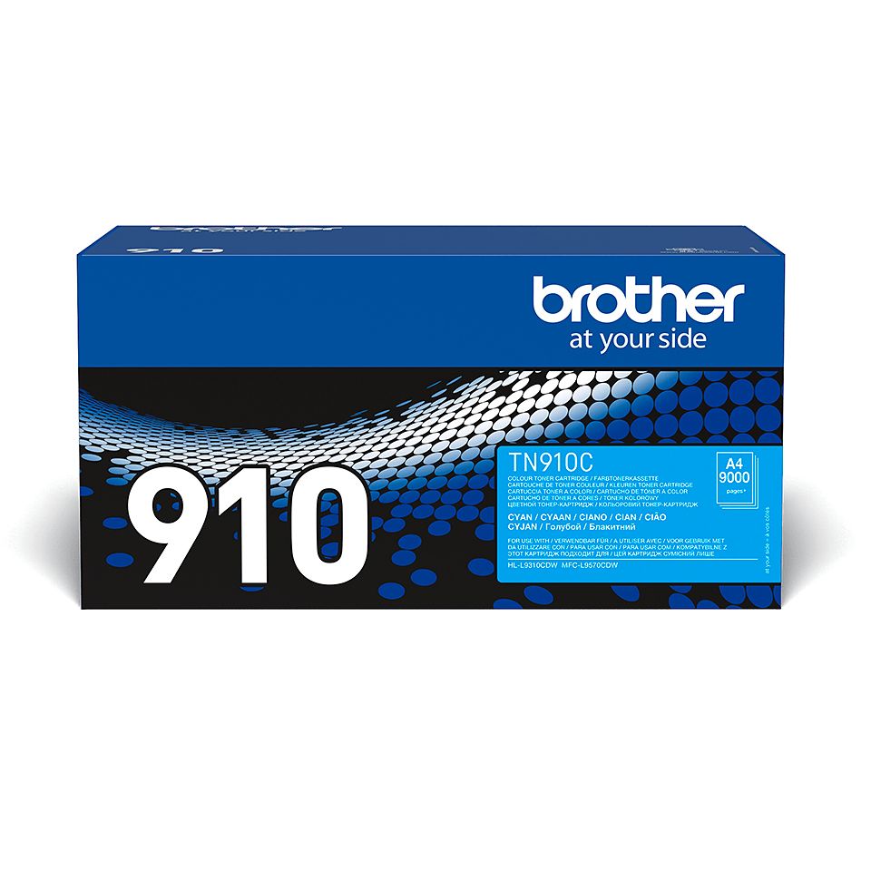 Brother TN-910C Cyan Toner Cartridge - Original - 9,000 Pages