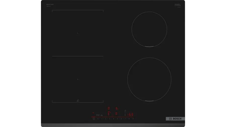 Bosch Serie 6 PVS631HC1E Zwart Ingebouwd 59.2 cm Inductiekookplaat zones 4 zone(s)
