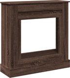 vidaXL Haardombouw 90x30x90 cm bewerkt hout bruin eikenkleurig