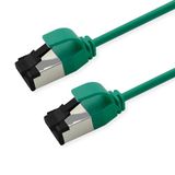 ROLINE S/FTP Patchkabel Cat.8 Slim LS0H PoE Groen 1,5 m