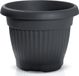 Prosperplast Roma Garden Plantenpot/Bloempot - Antraciet - Kunststof - D45 x H45 cm
