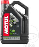 Motul Huile 510 2T 4L Semi-Synthetic 0W08 2-Stroke Engine Oil for Motorcycles and Scooters