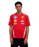PUMA Scuderia Ferrari HP Replica Drivers uniseks T-shirt, Rood, Maat 3XL