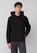 s.Oliver Sweatshirt met capuchon voor heren - Zwart - Maat L