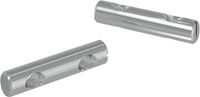 vidaXL Moer 2 stuks Verzinkt 60 x 12 mm IJzer