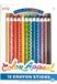 Ooly Color Appeel crayons - 12 Krijtjes met pelbaar papier