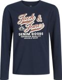 JACK&JONES Jongens Lange mouwen shirts navy 164
