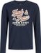 JACK&JONES Jongens Lange mouwen shirts navy 164