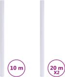 vidaXL Raamfolies strepenpatroon mat PVC