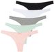 Yenita® VCA Textil GmbH 5 stuks Katoenen dames strings - Assorti - Maat XL