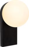 Lucide TASSA - Wandlamp Badkamer - LED Dim to warm - 1x10W 1800K/3000K - IP44 - Zwart
