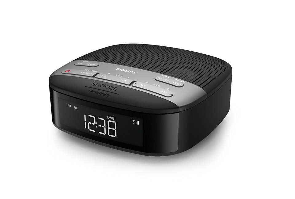 Philips TAR3505/12 Digital Clock Radio - Black