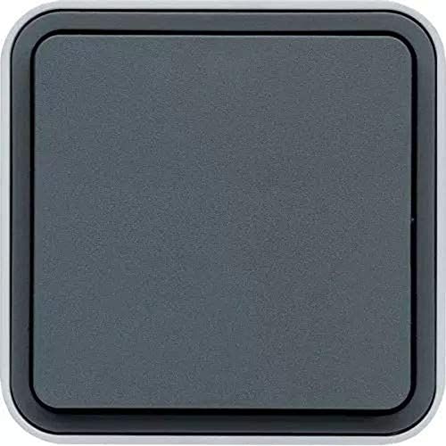HAGER Cubyko Switch Oppervlak Waterdicht Grijs - 3250617170017