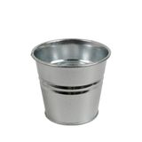 Pot de fleur en zinc, naturel, Ø 11 cm