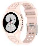 Wigento Samsung Siliconen horlogeband voor de Galaxy Watch 5 40mm, met geïntegreerde behuizing