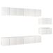 vidaXL meuble TV & centre de divertissement, blanc, bois, 600x300x300 mm