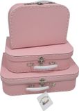 Playwood - Koffer set van 3 - Roze