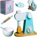AGD Jouet Machine Alimentaire Mixeur en Bois Pour Enfants Agd Kit Accessoires Robot Cuisinier