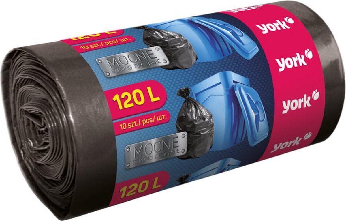 York Vuilniszakken Afvalzakken | 120l | 50 zakken