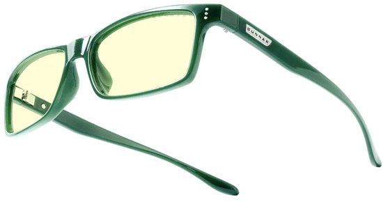 Gunnar Optiks GUNNAR VERTEX Computerbril Blauw Licht Bril Moss Amber