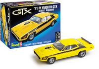 Revell Kit de modèle de voiture - 14588 Plymouth Satellite GTX Street Machine 1971 - Voiture musculaire américaine en plastique - 1:24 - Modélisme