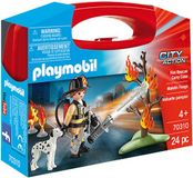 Playmobil City Action Fire Rescue Carry Case - 70310