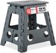 Relaxdays Marchepied Pliant - jusqu'à 150 kg - Gris Foncé