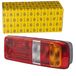 HELLA 2VP 340 931-001 Achterlicht - EasyConn I - Gloeilamp - Opbouw/Geschroefd - Lenskleur: meerdere kleuren - Stekker: Platte stekker - rechts - Aantal: 1