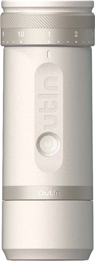 OutIn Fino Draagbare Elektrische Koffiemolen | 28 Maalgraadinstellingen | USB‑C Oplaadbaar | 38 mm Conische Molens
