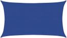 vidaXL Zonnezeil 160 g/m² rechthoekig 5x8 m HDPE blauw